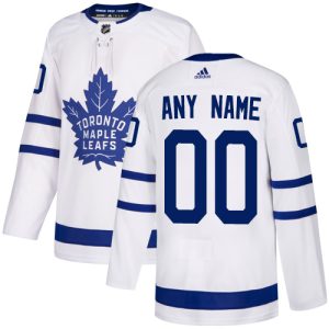 NHL Toronto Maple Leafs Trikot Benutzerdefinierte Auswärts Weiß Authentic